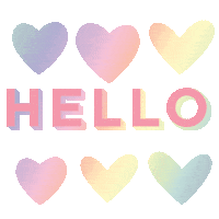 Banner Hello Sticker by DCWV Inc