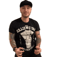 Happy Rock And Roll Sticker by Day Dweller Clothing Co