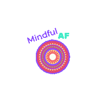 mymindfulyear zen mindfulness mandala mindful Sticker