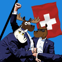 DoYouMoose fight web3 switzerland fist GIF