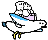 Bird Flying Sticker