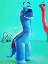 Feeling Myself Dancing GIF by Claynosaurz