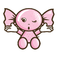 Happy Bubble Gum Sticker by JOJI