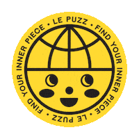 Happy Smiley Face Sticker by Le Puzz