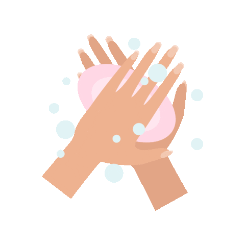 flu handwashing Sticker by Queensland Health