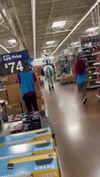 Man Rides 'Unicorn' Into Walmart