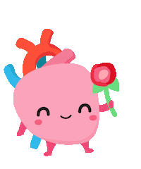 Heart Love Sticker by nerdbugs