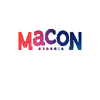 Georgia Sticker by Visit Macon