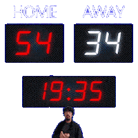 34 Away Sticker