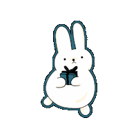 Bunny Gift Sticker by La Pradera Online