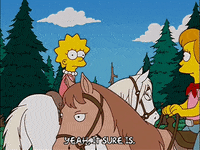 happy lisa simpson GIF