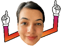 Avantika Sticker by BORN ON INSTAGRAM