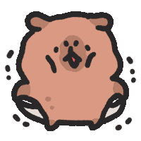 No Money Capybara Sticker by sansanplanet