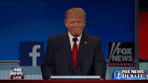 donald trump debate GIF by Bustle