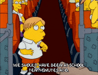 Explaining Season 3 GIF by The Simpsons