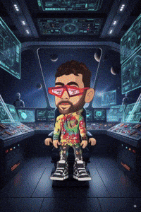 Kanye West Artist GIF by Marcel Katz Dalí / The Art Plug