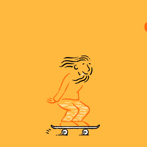 satwikakresna skate sunday smoking skateboard GIF