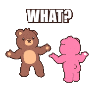 Teddy Bear What Sticker by BEARISH