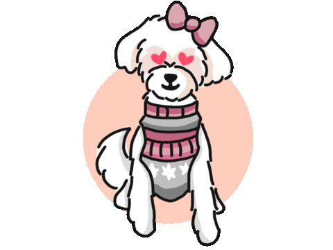 Dog Carlie Sticker