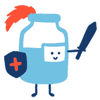 hastalasophia covid vaccine covid 19 vaccinated Sticker