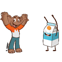 KelloggsLA melvin chocoleche chocokrispis quiero choco leche Sticker