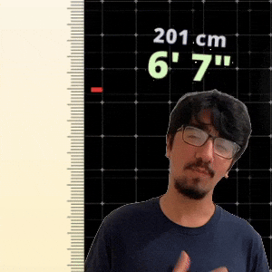 6' 7"