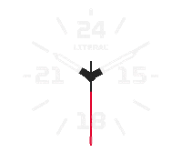 HouseofLiteral time watches ticking literal Sticker
