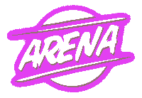 arenaktown neon club nightlife arena Sticker