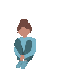 Sad Girl Sticker
