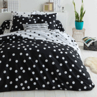 3suisses_be black&white bedlinen 3suisses GIF