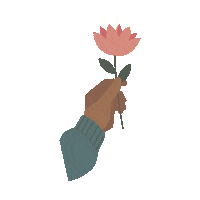 Flower Sticker by Magnólia Papelaria