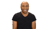 Black Man Smile Sticker by Robert E Blackmon
