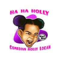 Comedy Lol Sticker by Holly Logan