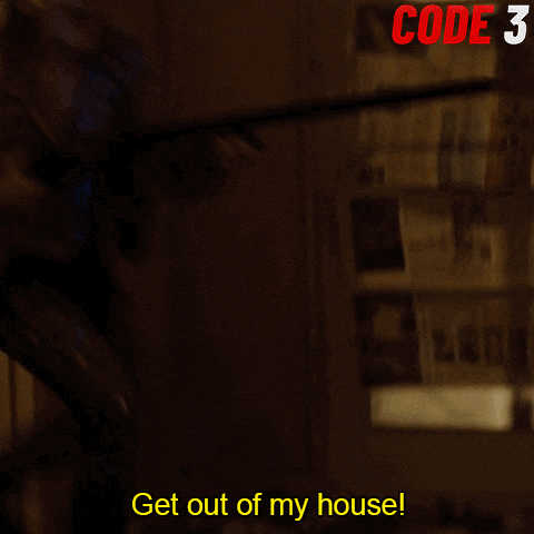 Get Out Leave GIF by Signature Entertainment