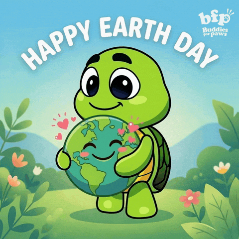 Bonk Earth Day GIF by Buddies for Paws