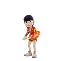 Shocked China Sticker by smashingfeathers