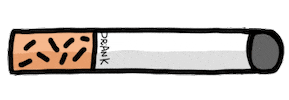 Smoke Cigarette Sticker