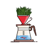 V60 Coffeemaker Sticker by BigBlackBox