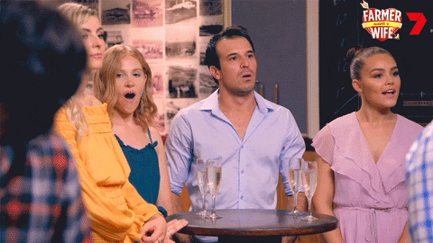 Surprise Wow GIF by Farmer Wants A Wife
