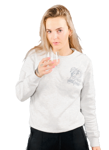 Broodjedunner giphyupload drink water woman Sticker