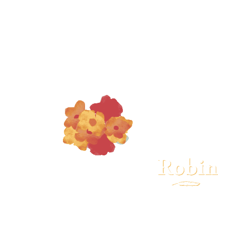 robincollection giphyupload summer flowers spring Sticker