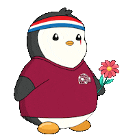 For You Flower Sticker by Pudgy Penguins