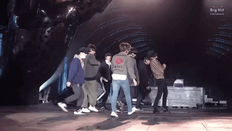 tayvaish giphygifmaker bts rehearsal dionysus GIF