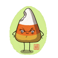 MabGraves candy candycorn mab onebite Sticker