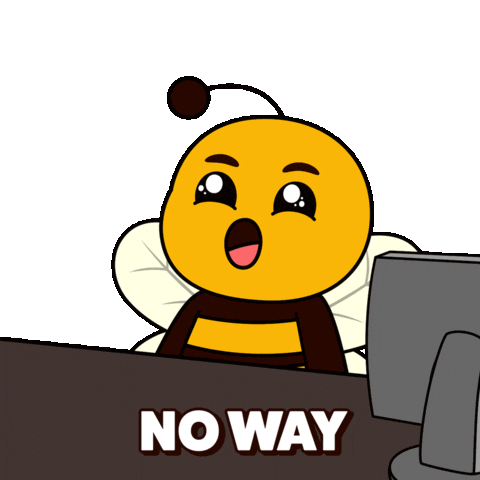 No Way Oh Snap Sticker by Plan Bee Studios