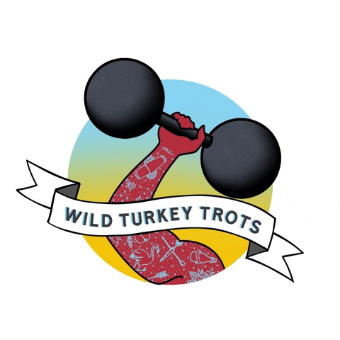 thehealthtender giphygifmaker trots wild turkey totc GIF