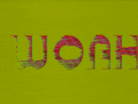 Glitch Text GIF