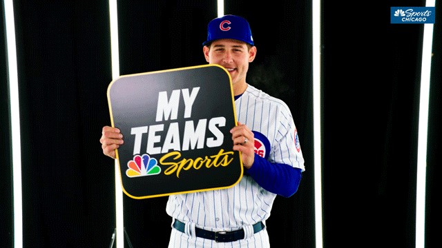 anthony rizzo baseball GIF by NBC Sports Chicago