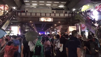 Police Use Water Cannon on Protesters Defying Government Order in Bangkok