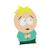 scared south park STICKER by imoji